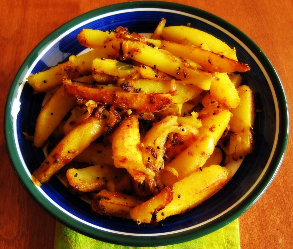 Fried Potatoes Kerala Style