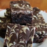 Mint Swirl Brownies