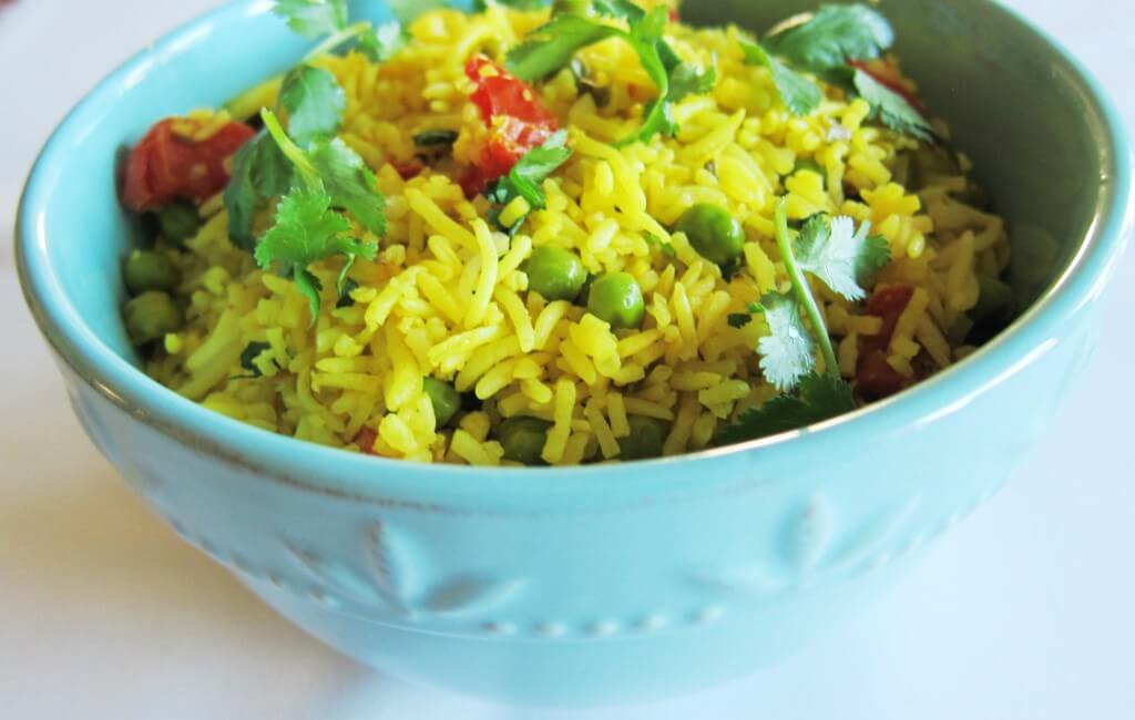 Yellow Rice with Peas