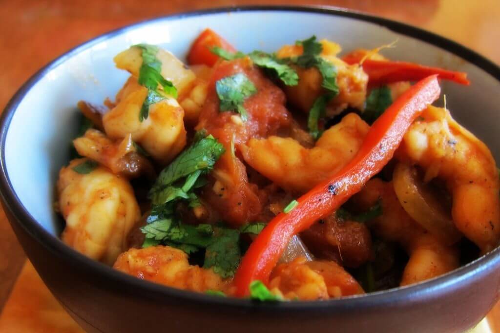 Caribbean Stir Fry Shrimp