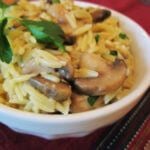 Mushroom Orzo