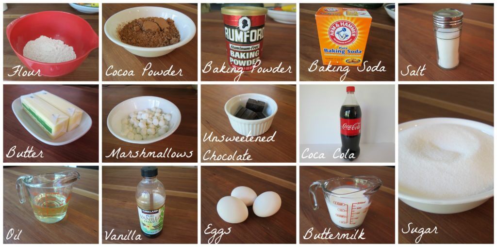 Coca Cola Cake Ingredients