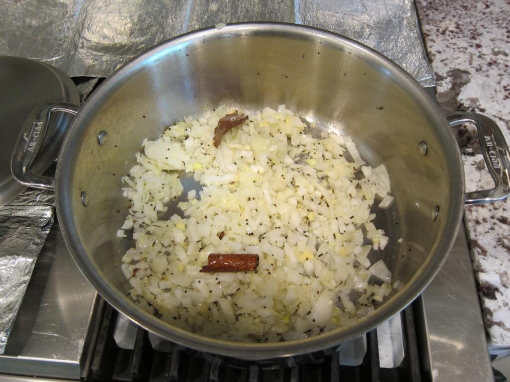 Onions Cooking