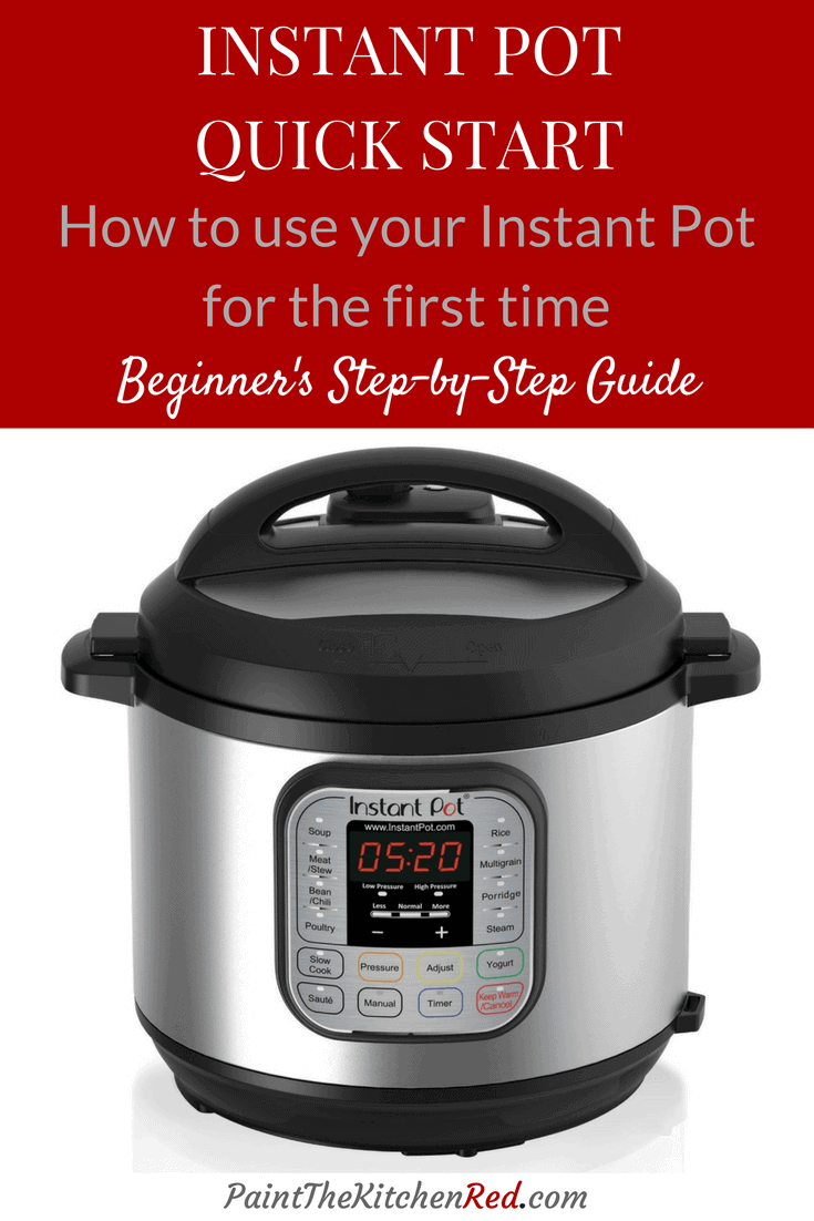 The Instant Pot manual that you wish had come with the Instant Pot. An easy-to-use beginner's guide with lots of step-by-step photos to get you started. This guide shows you all parts of the Instant Pot, how to assemble it and use it. It also walks you through how to do the water test. #instantpot #tips #howto