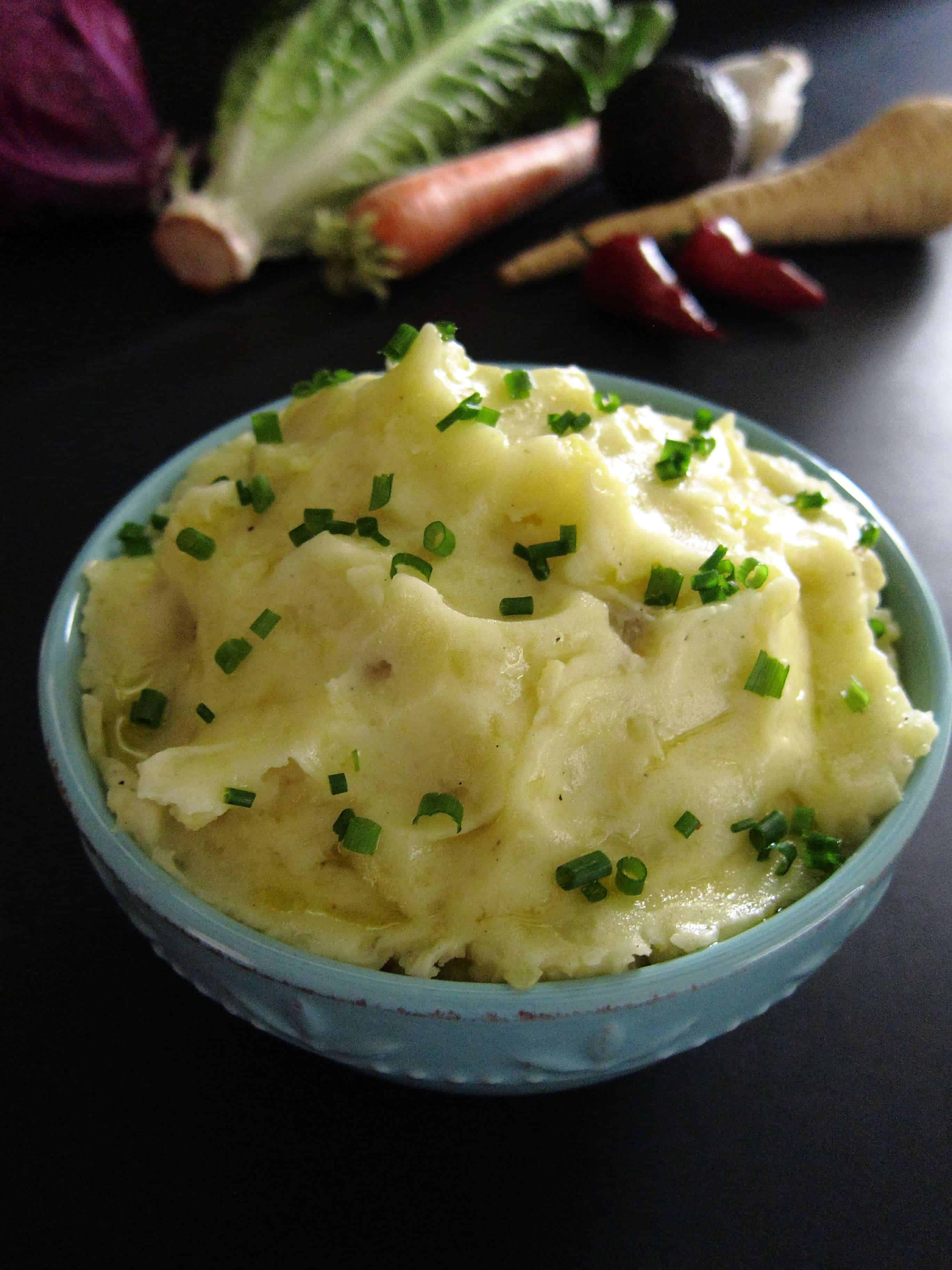 Instant Pot Mashed Potatoes and Parsnips P4 - Paint the Kitchen Red