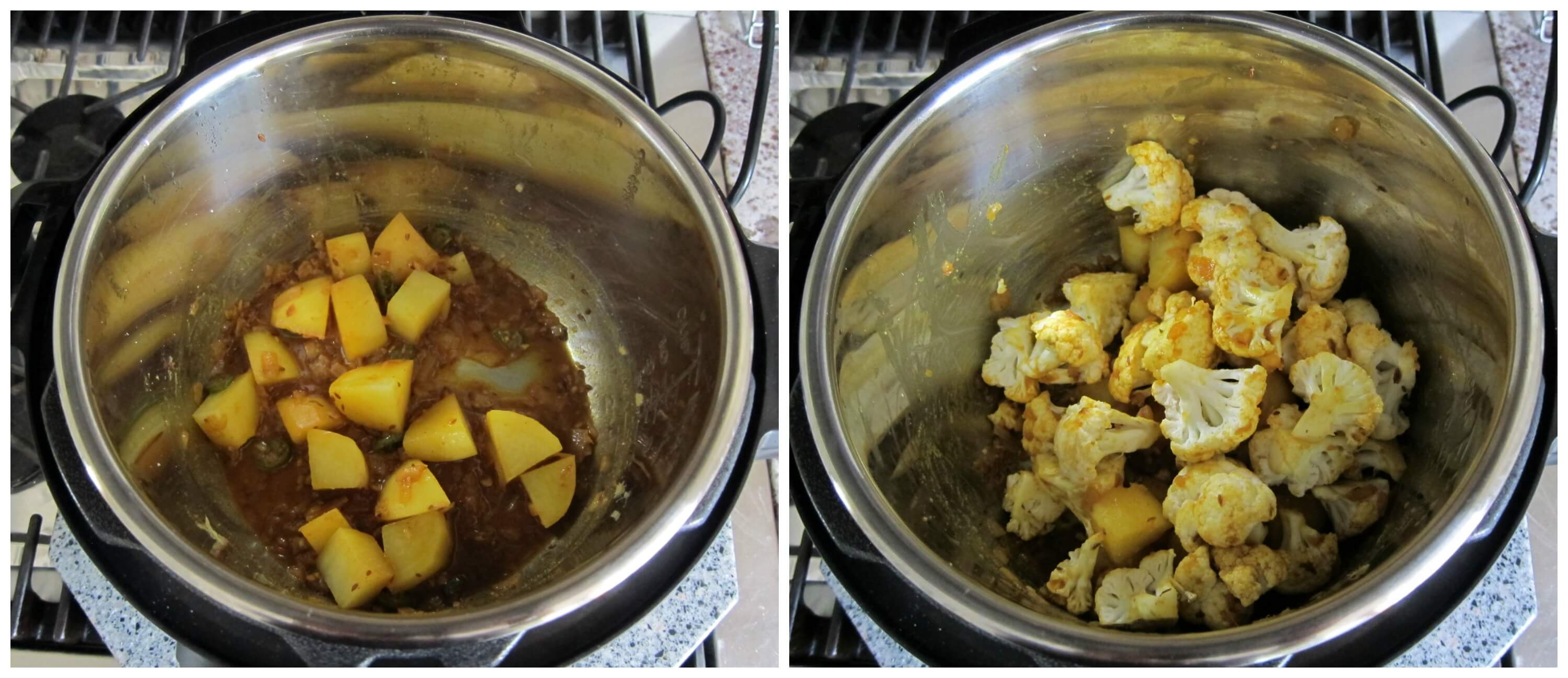 Instant Pot Aloo Gobi Indian Cauliflower with Potatoes