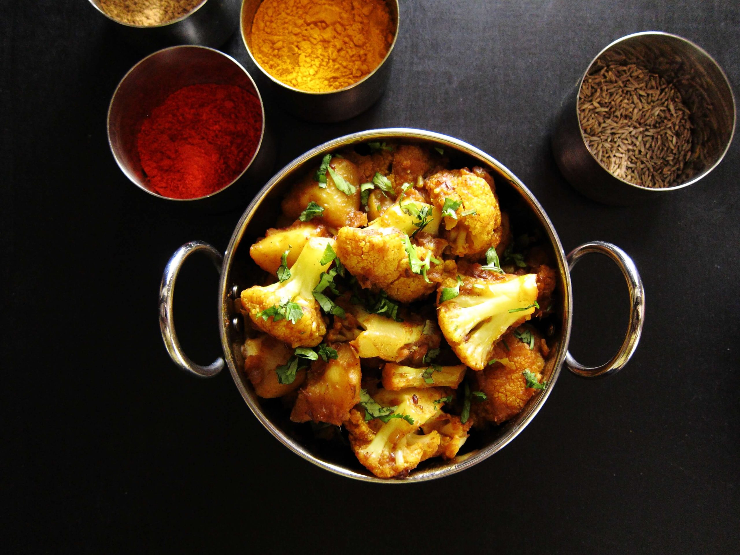 Instant Pot Aloo Gobi - Spicy Indian Cauliflower and Potato.