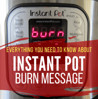 instant pot burn notice instant pot burn notice