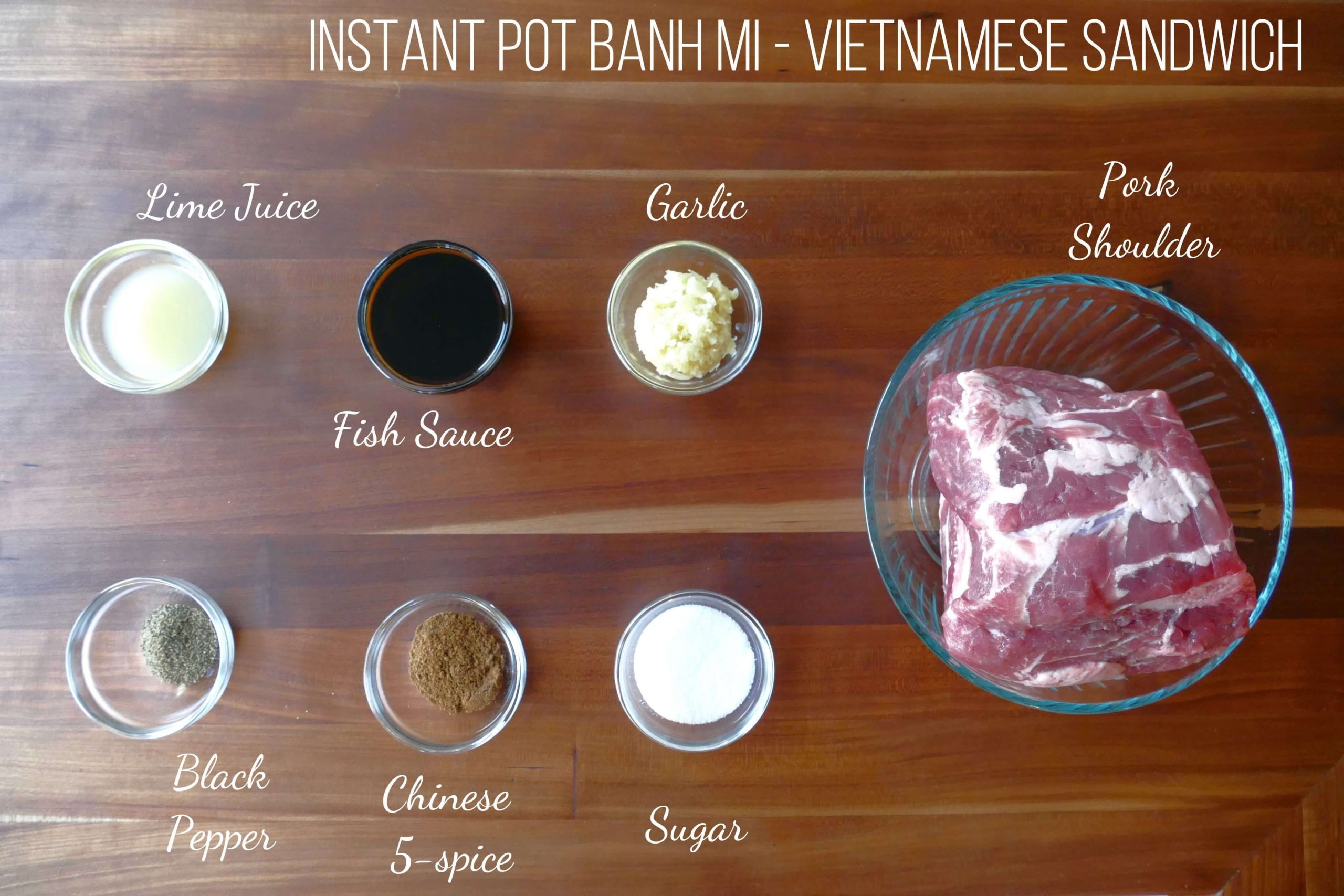 Instant Pot Banh Mi Ingredient List - Paint the Kitchen Red