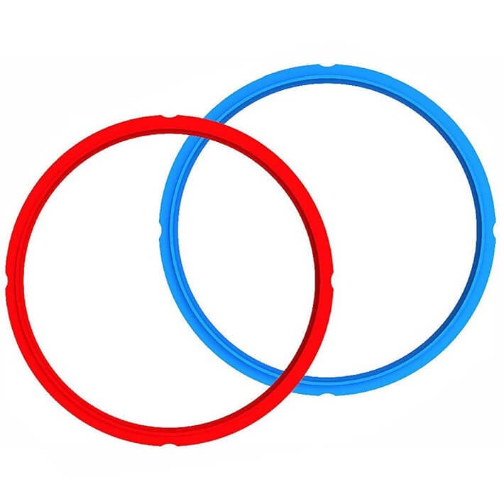 Instant pot steam coming out of float valve 10 Instant Pot Sealing Rings - one red and one blue