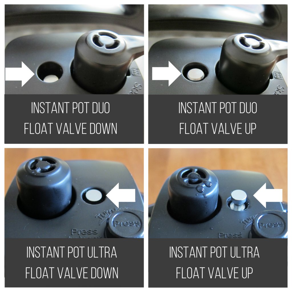 Instant Pot float valve up and down for duo and ultra - Paint the Kitchen Red