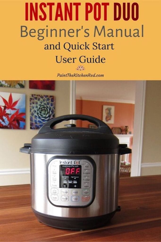 Instant Pot Duo Beginner's Manual and User Guide - instant pot duo on a counter