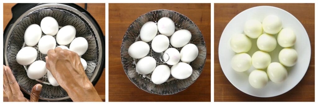 Instant Pot Hard Boiled Eggs Recipe - Oh Sweet Basil