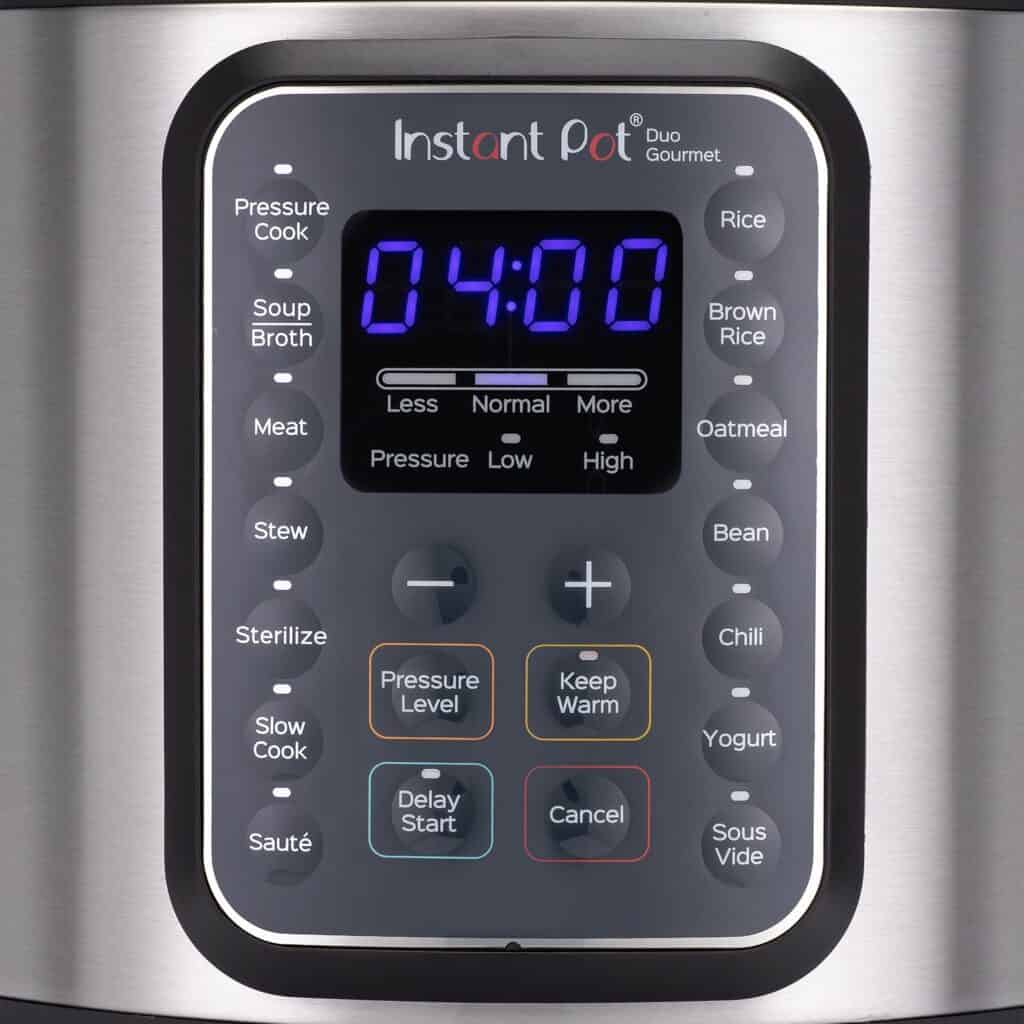 Instant Pot Duo Gourmet Display Panel