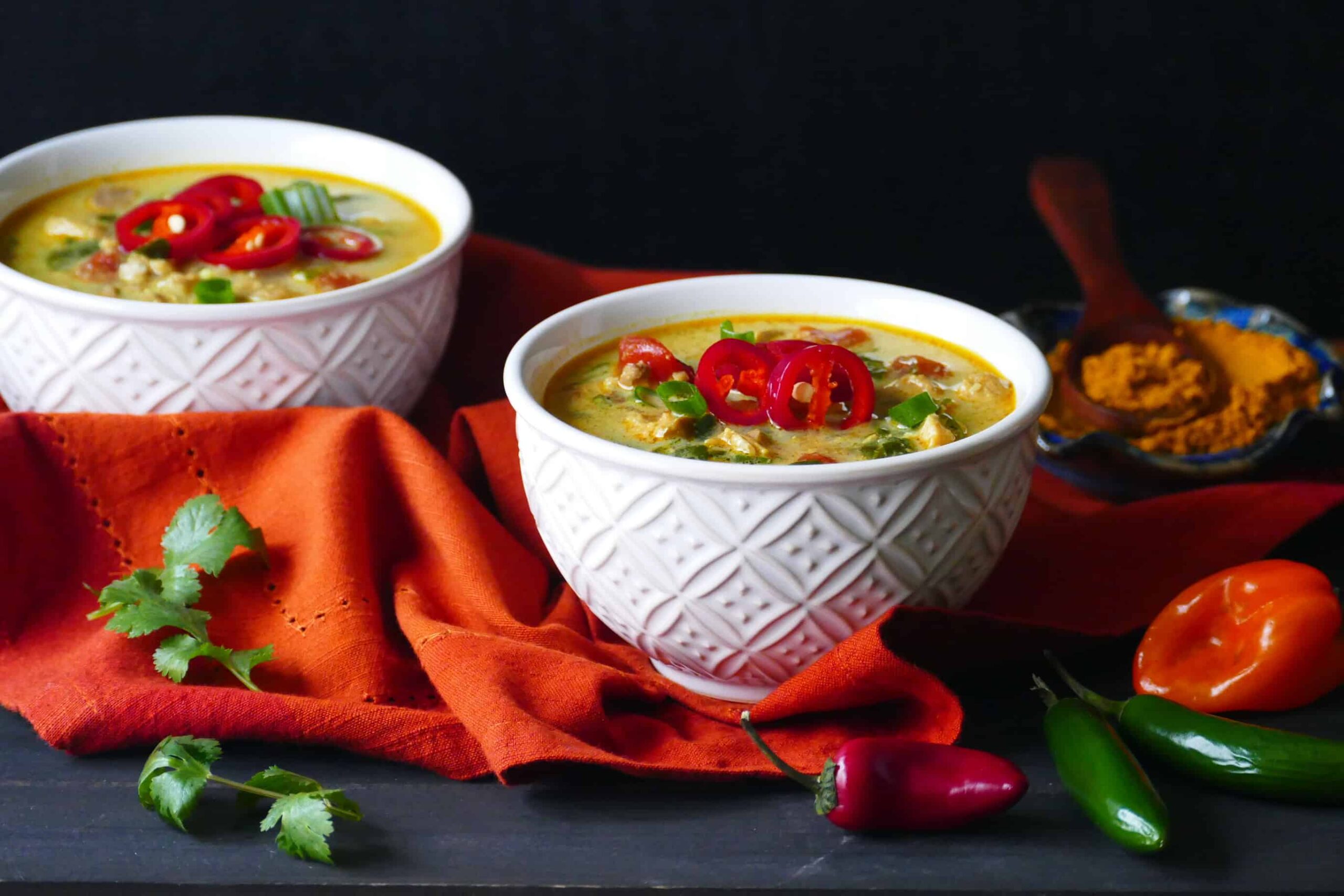 Coconut Chicken Curry Soup