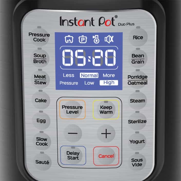 Instant Pot Duo Plus display panel