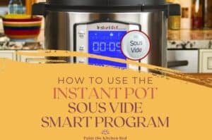 How to Use the Instant Pot Sous Vide Smart Program
