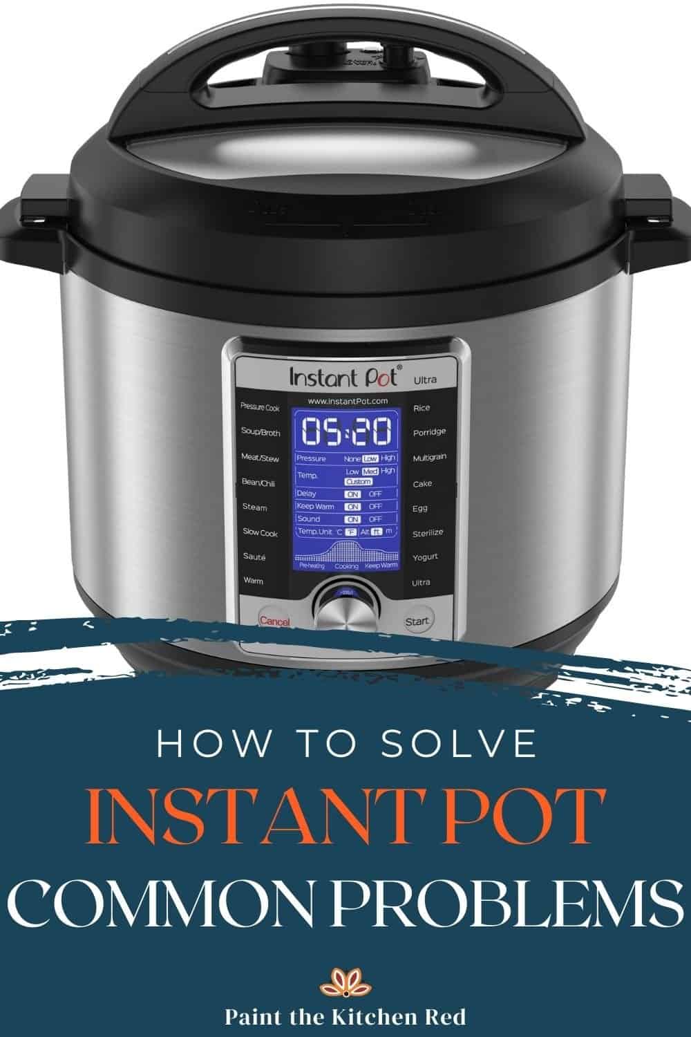 8 Qt Instant Pot DUO CRISP REPLACEMENT PRESSURE COOKER LID