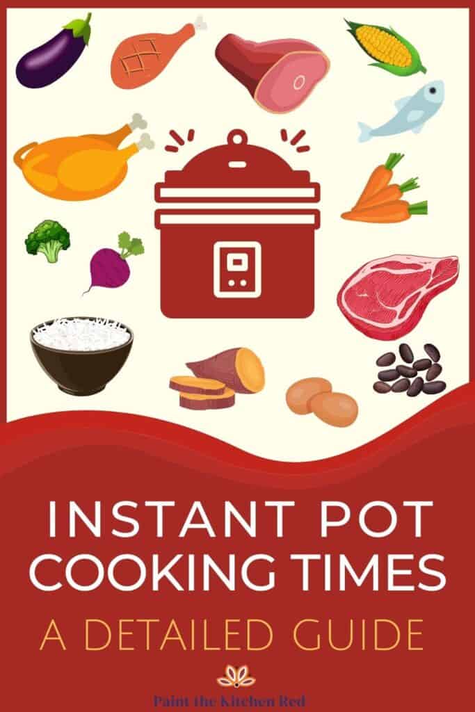 FREE Printable Instant Pot Cooking Times Sheet - Meat, Beans, Veggies