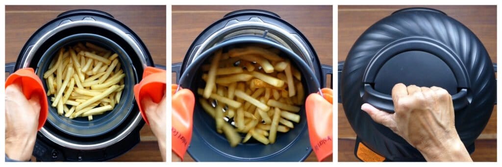 Instant Pot Air Fryer Frozen French Fries (with an Air Fryer Lid) -  DadCooksDinner