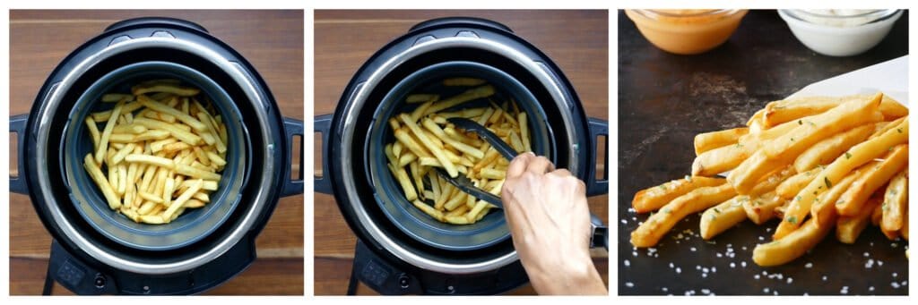 Instant Pot Air Fryer Frozen French Fries (with an Air Fryer Lid) -  DadCooksDinner