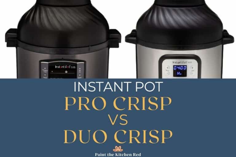 Instant Pot pro crisp vs duo crisp side by side