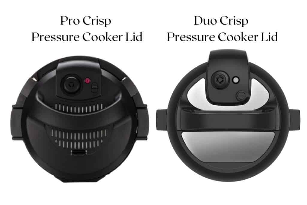Pro Crisp pressure cooker lid vs duo crisp pressure cooker lid