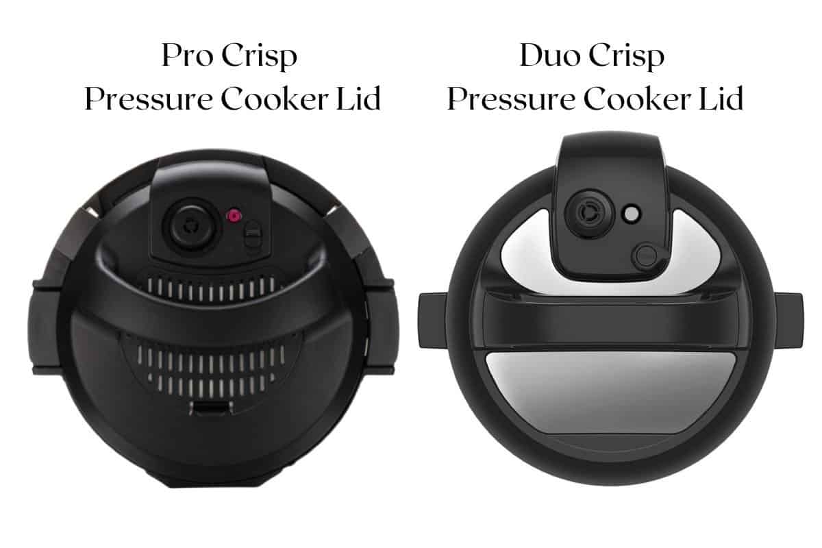 Pro Crisp pressure cooker lid vs duo crisp pressure cooker lid.