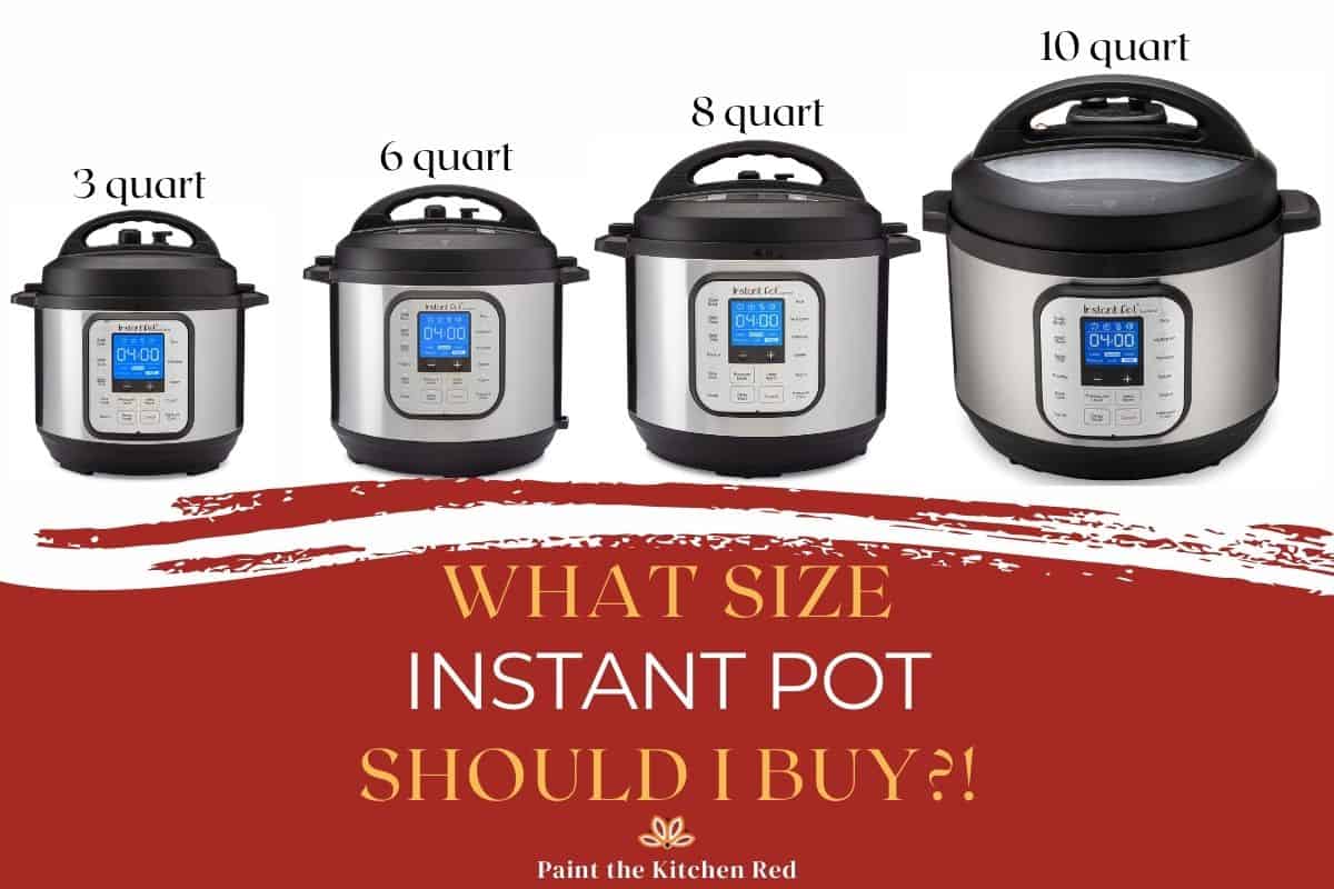 Instant Pot 3 qt Mini VS. 6 qt Instant Pot 