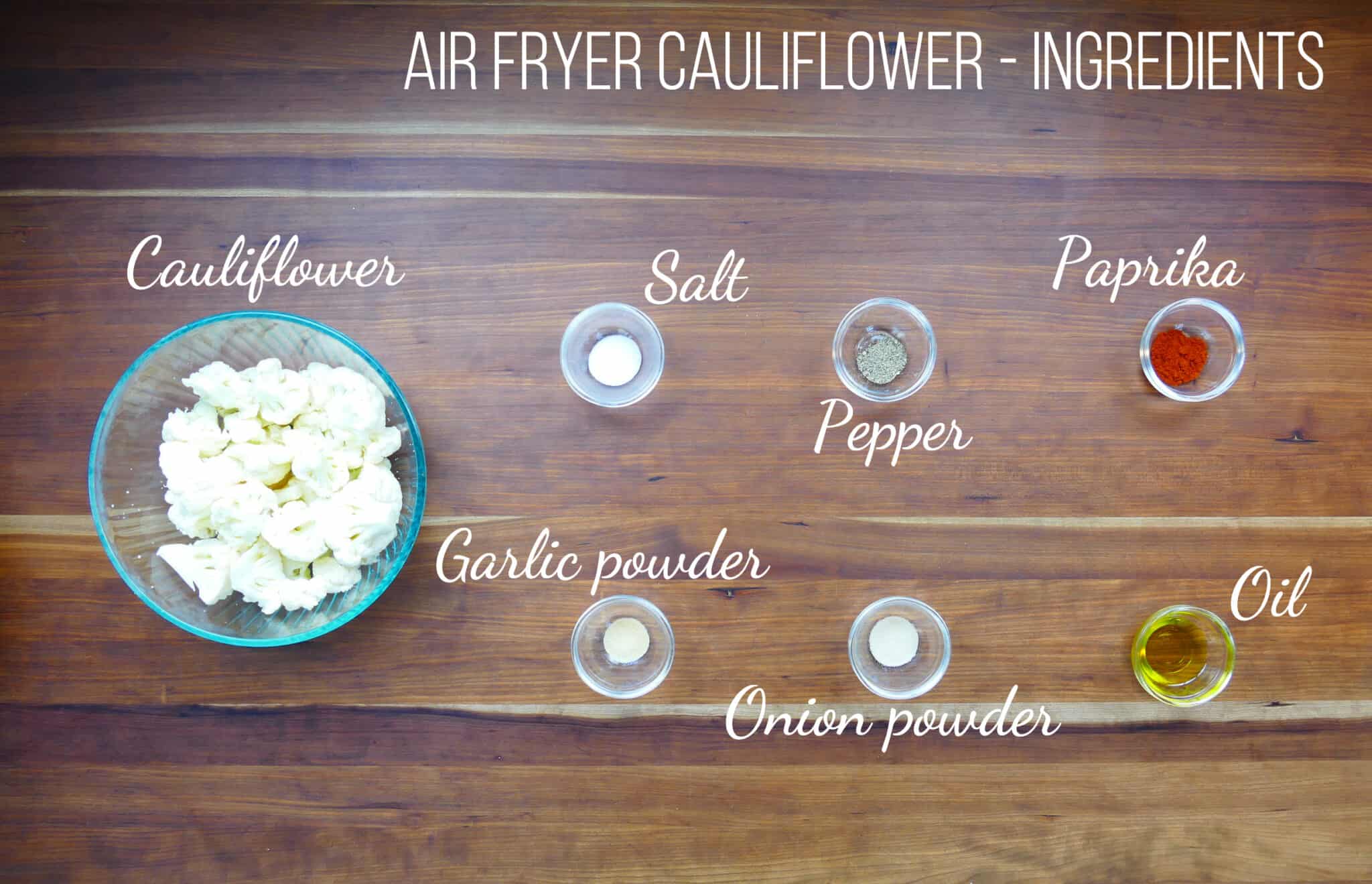Crispy Air Fryer Cauliflower Recipe Paint The Kitchen Red