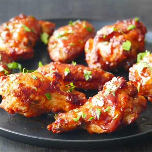 Frozen Chicken Wings in Air Fryer Paint The Kitchen Red