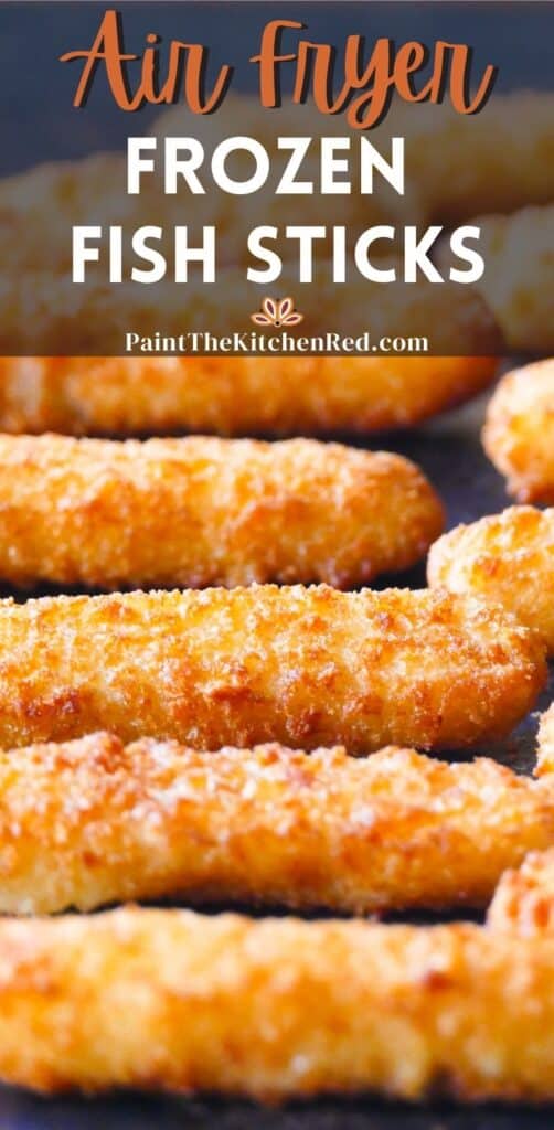 fish sticks laid out in a row on dark surface