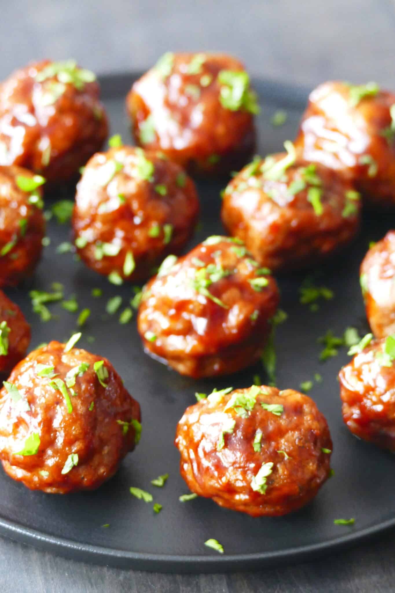Frozen Meatballs in Air Fryer Paint The Kitchen Red