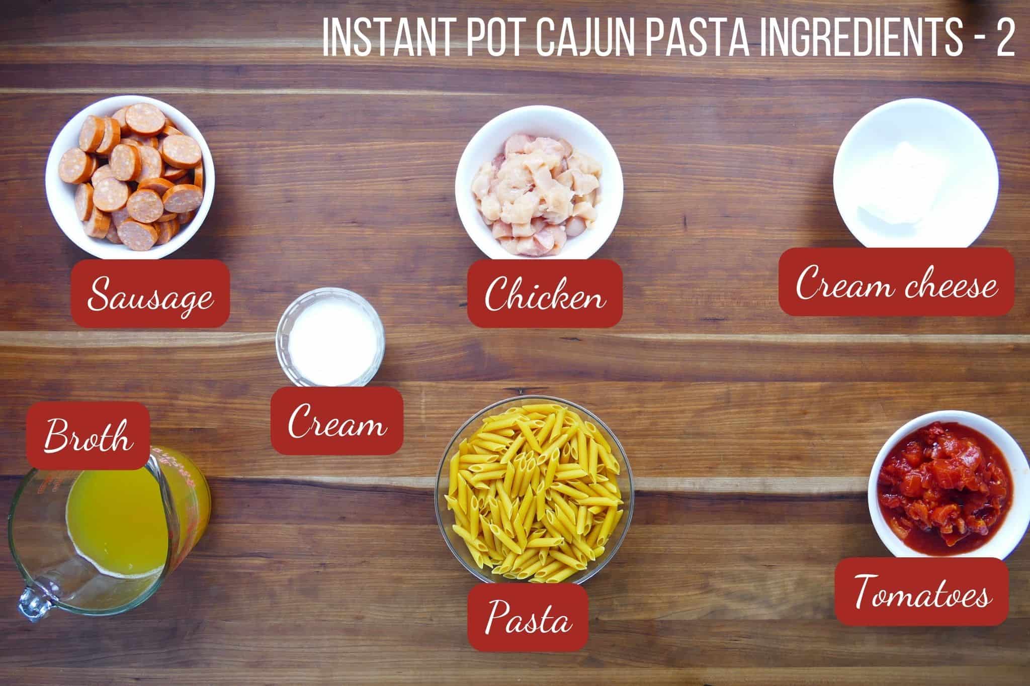 Instant pot creamy cajun pasta with sausage online