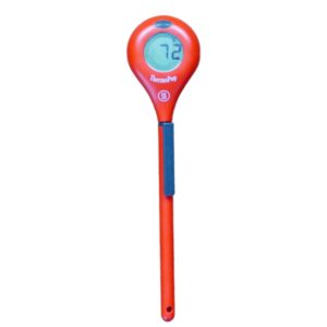 Red digital thermometer Thermopop