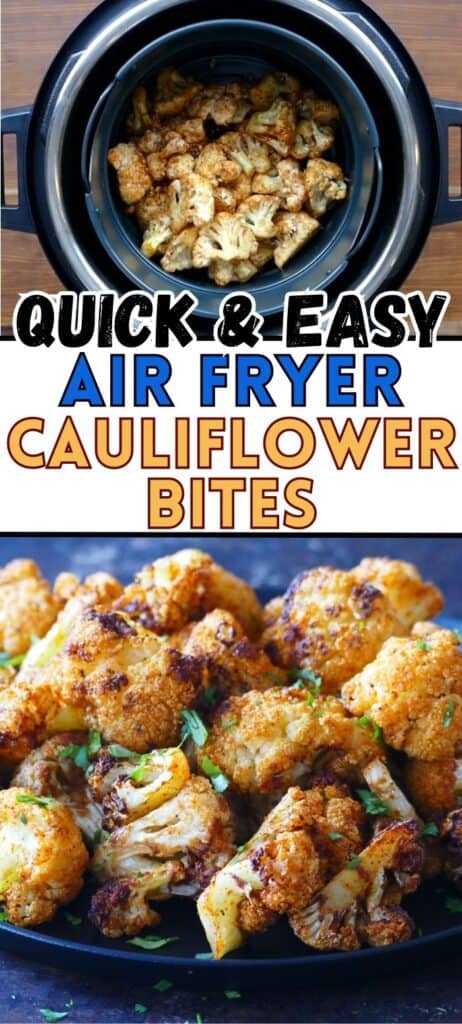 Crispy Air Fryer Cauliflower Recipe Paint The Kitchen Red