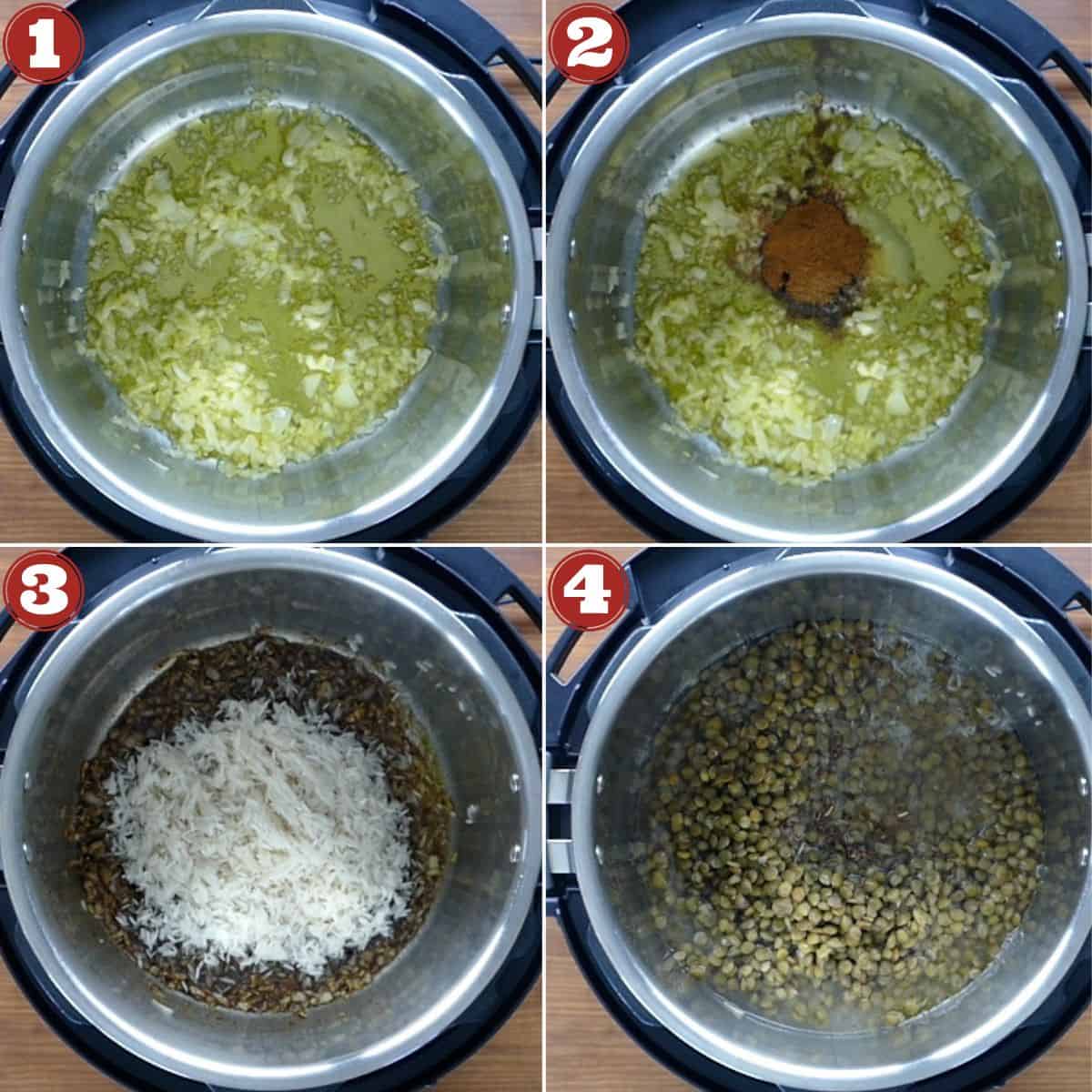 Pressure cooker lentils and rice hotsell