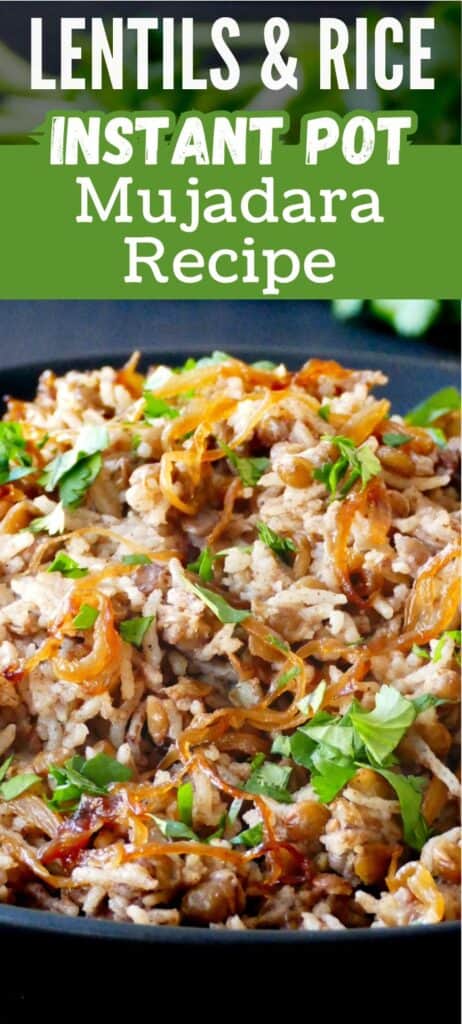 Instant pot mujadara recipe online