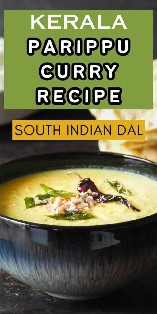 Kerala parippu curry recipe south indian dal.