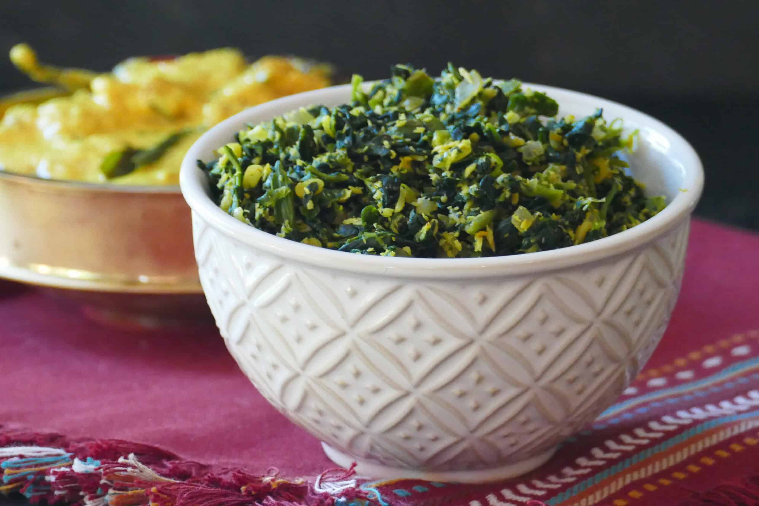 Spinach Thoran (Cheera Thoran)