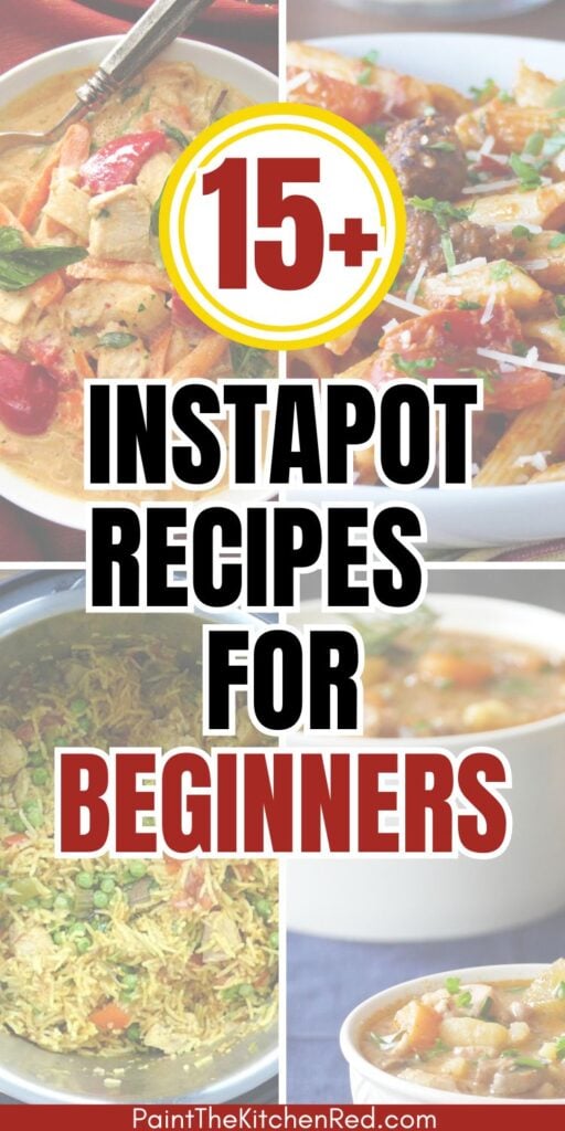 15+ Instapot Recipes for Beginners - Paint the Kitchen Red