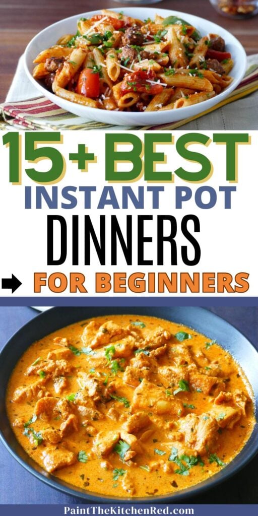 15+ Best Instant Pot Dinners for Beginners - Paint the Kitchen Red