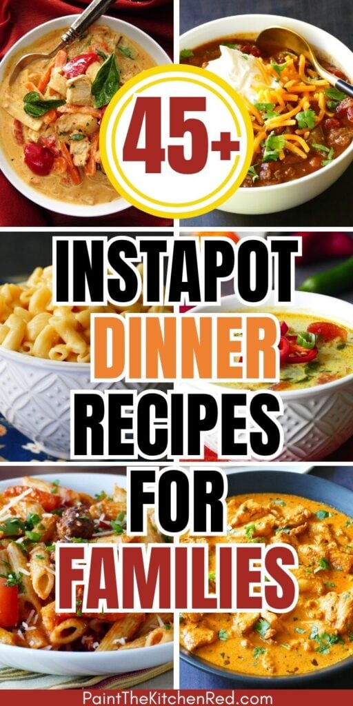45+ Instapot dinner ideas for families.